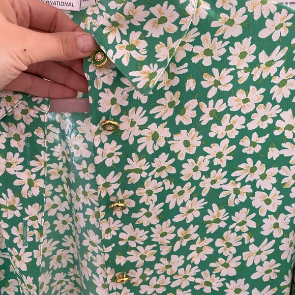 Green Floral 2 Piece - Picture 3 of 5